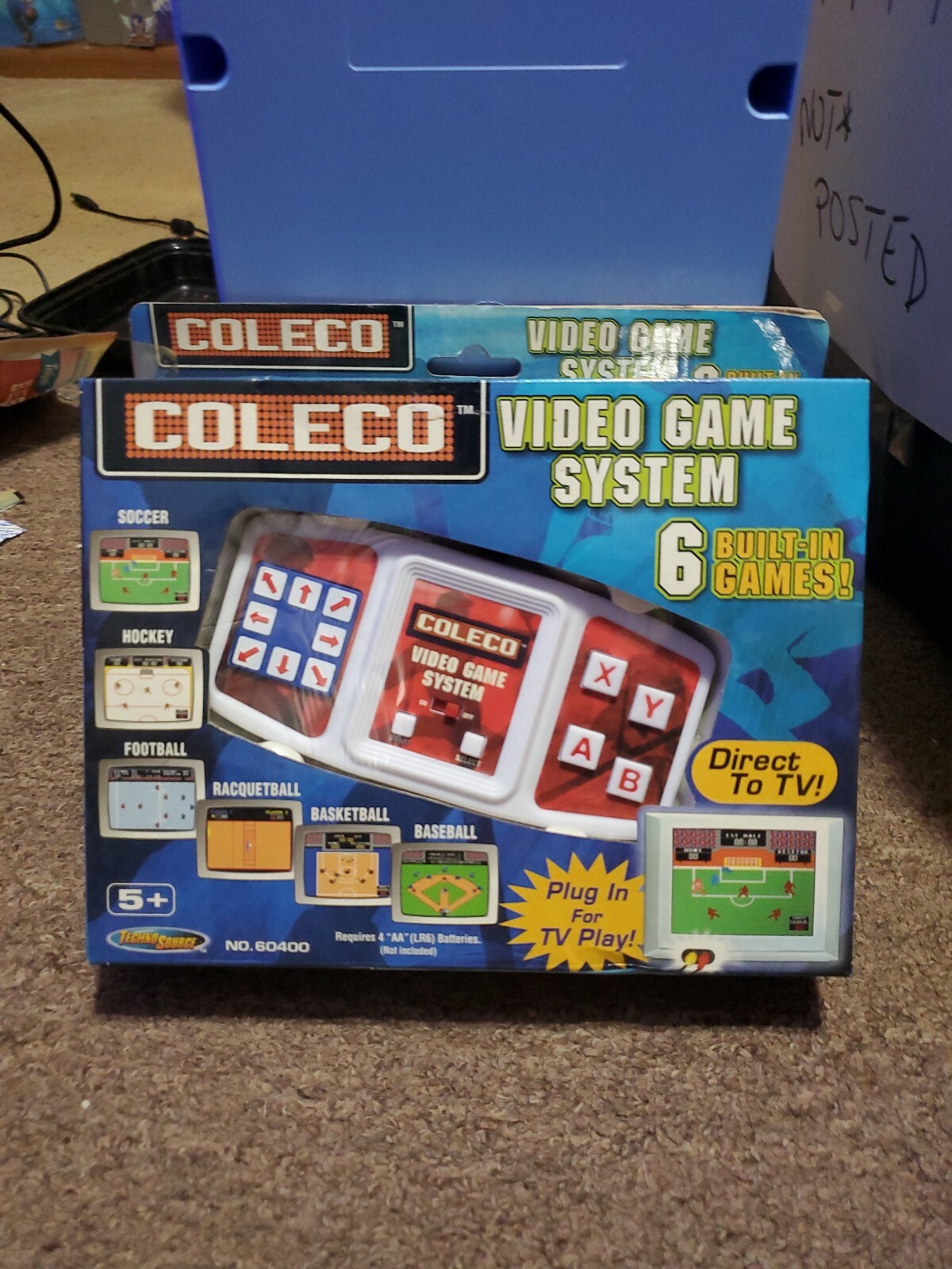 2005 Coleco Video Game System 6 Built-In Games NIB!