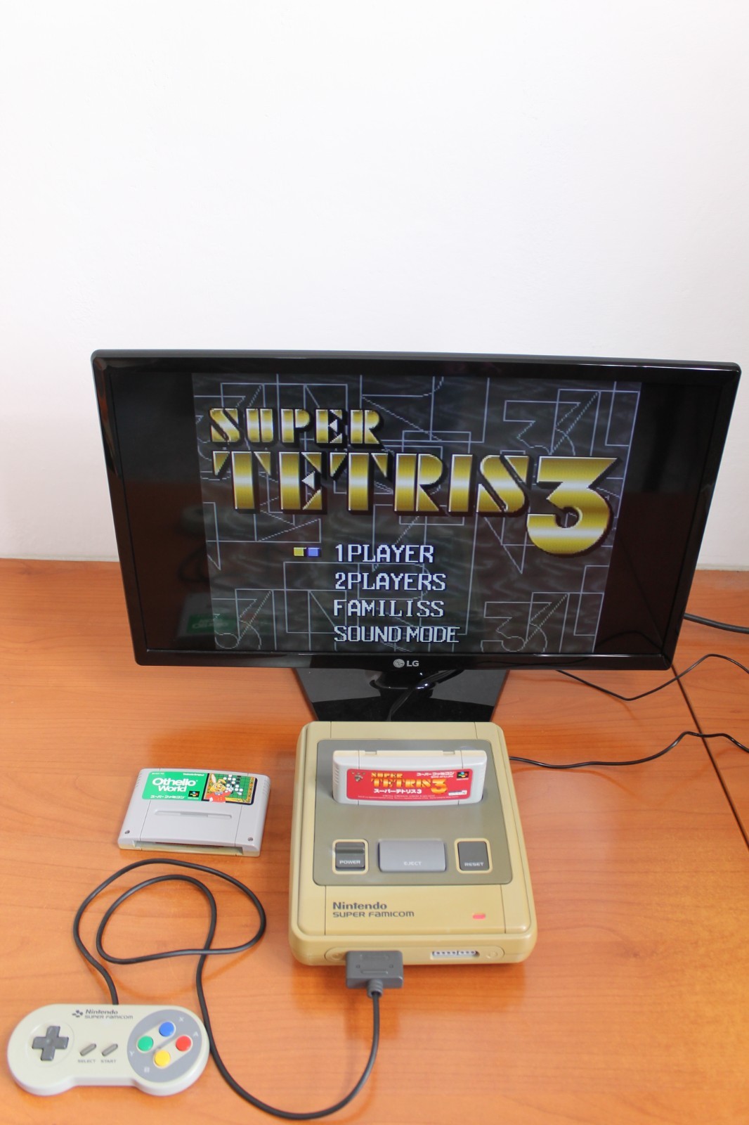 Nintendo Super Famicom CONSOLE + 2 Games