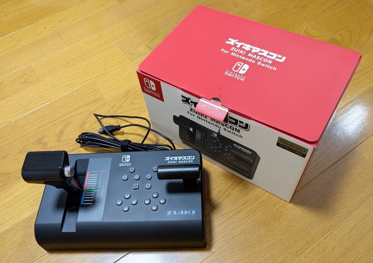 ZUIKI MASCON Controller GO By Train Densha De GO NINTENDO Switch Black Open Box