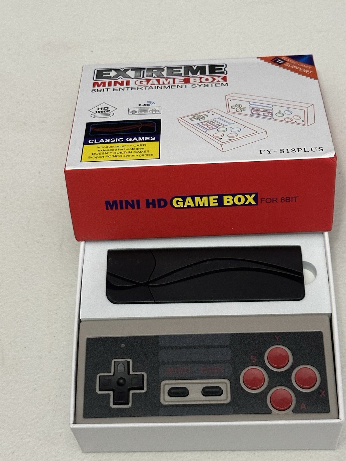 Mini 8-Bit Game Console w/ Wireless Controllers – HDMI – Classic Retro Gaming