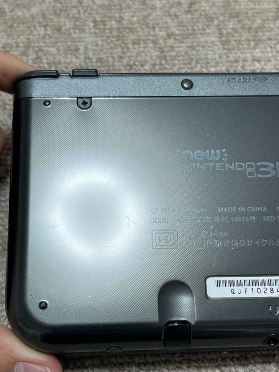 New 3DS LL XL Metalic black Japan Nintendo Console region Japanese B866