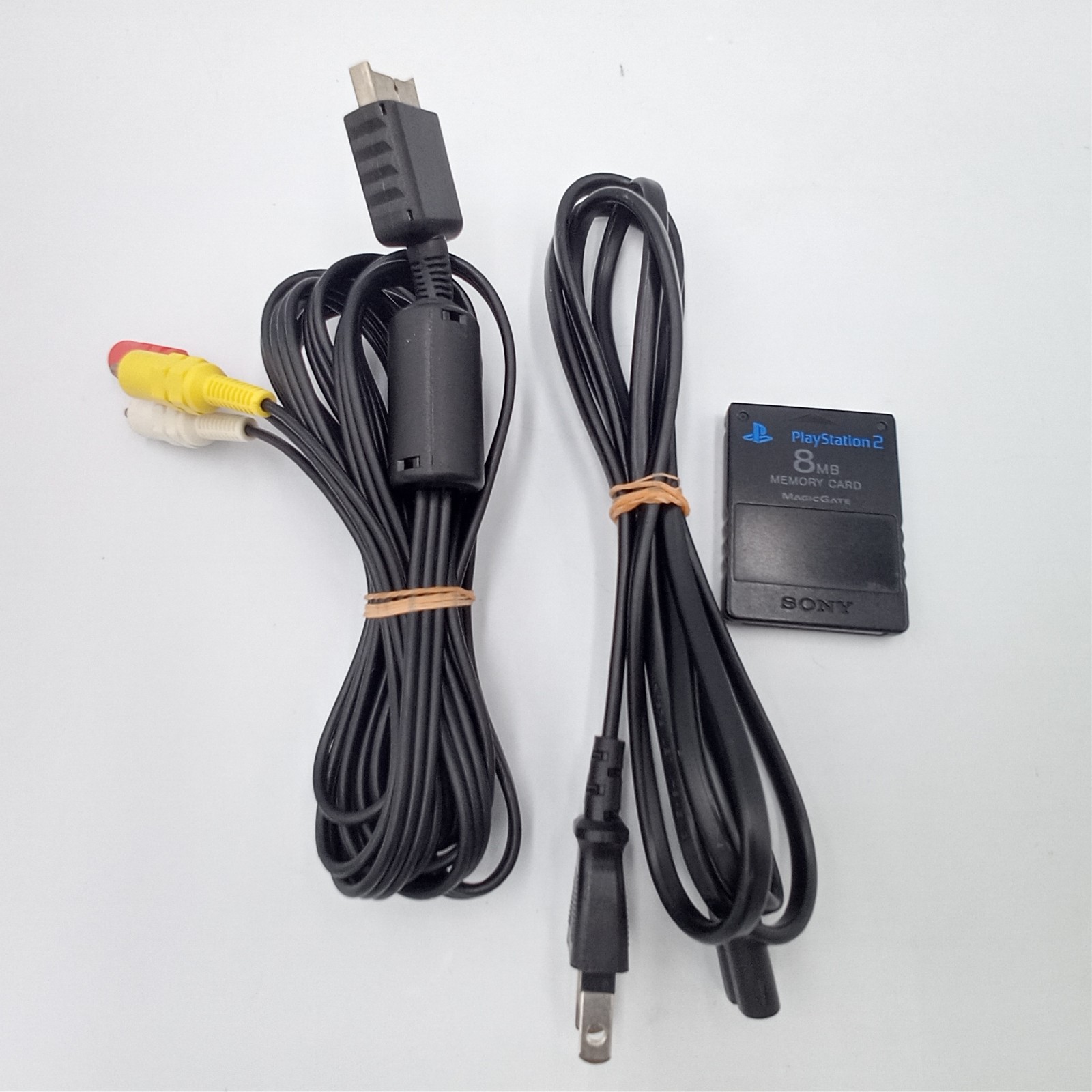 PS2 PlayStation 2 Console Flat Black SCPH-10000 With Memory Card Japanese Tested