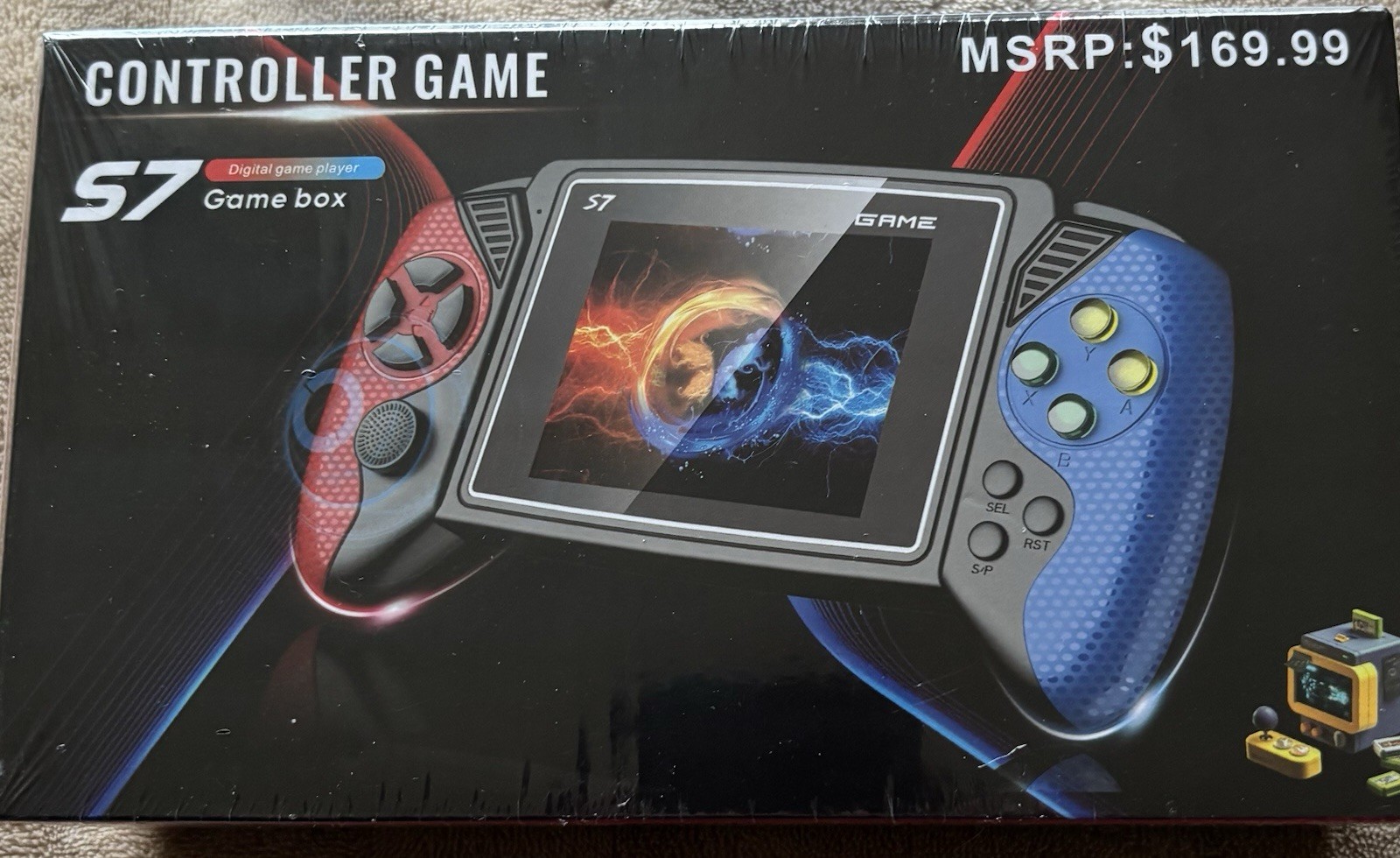 S7 – Handheld Game Counsel W/High Def. Color BIG Screen. Has over 3000 Games!