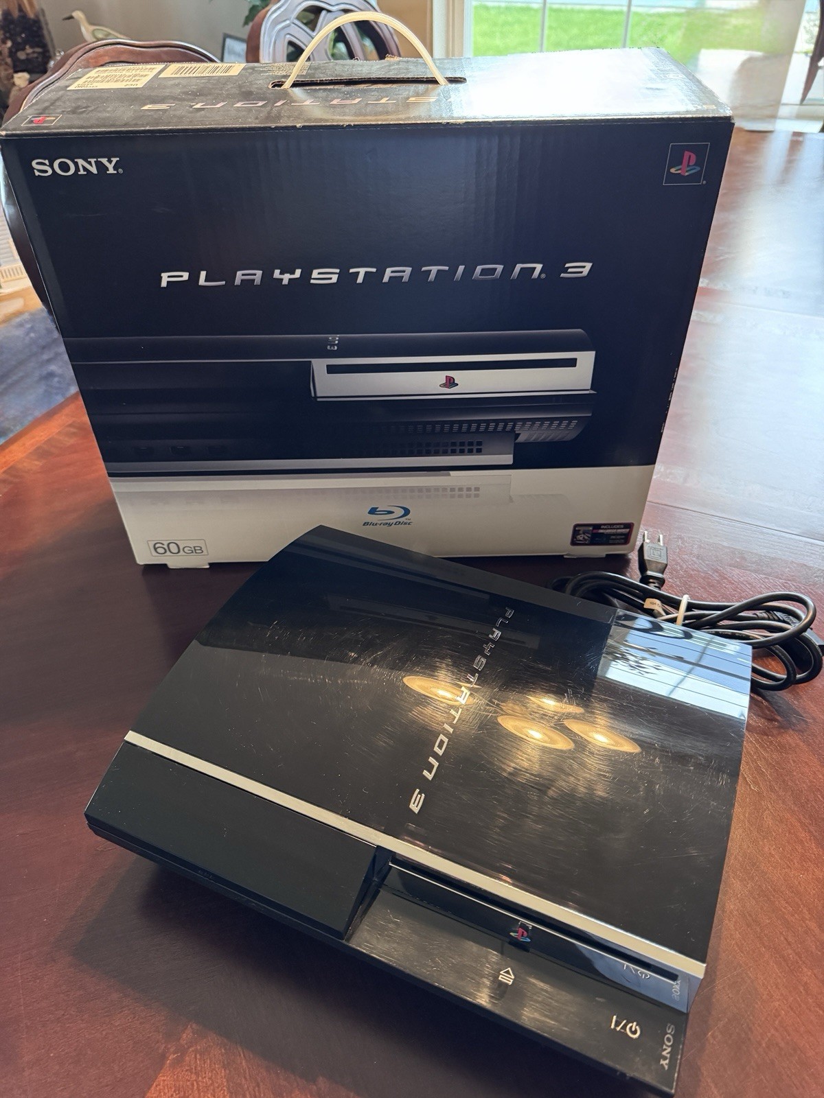 PlayStation 3 Backwards Compatible PS3 CECHA01 60GB With Original Box, Tested