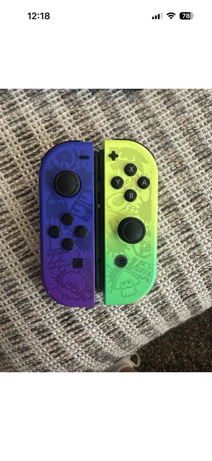 Nintendo Switch OLED Splatoon 3 Edition Used w/ Accessories