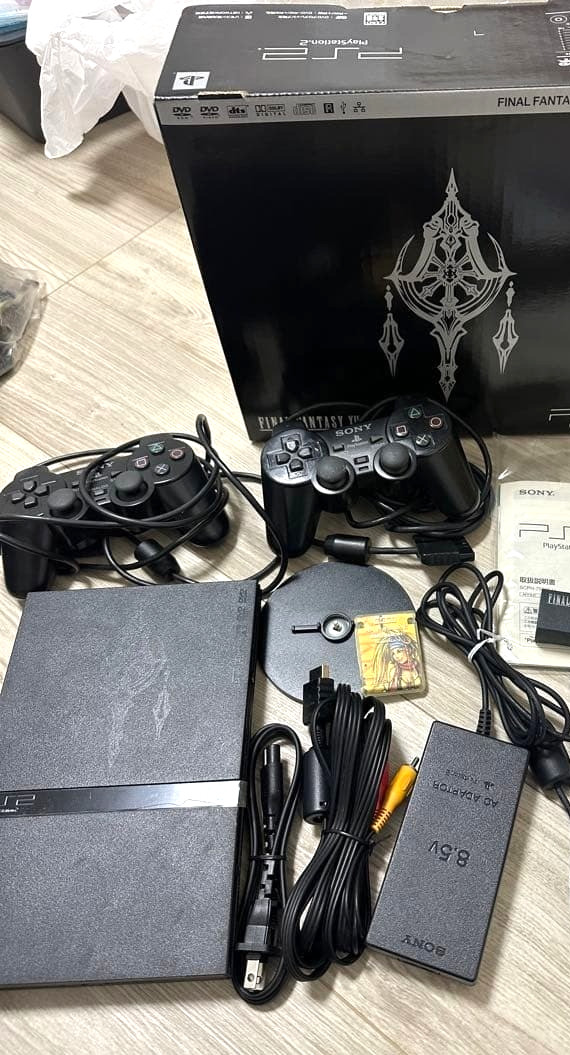 SONY PS2 SCPH-75000FF Final Fantasy XII Pack Tested w/ Box No Software Rank:A