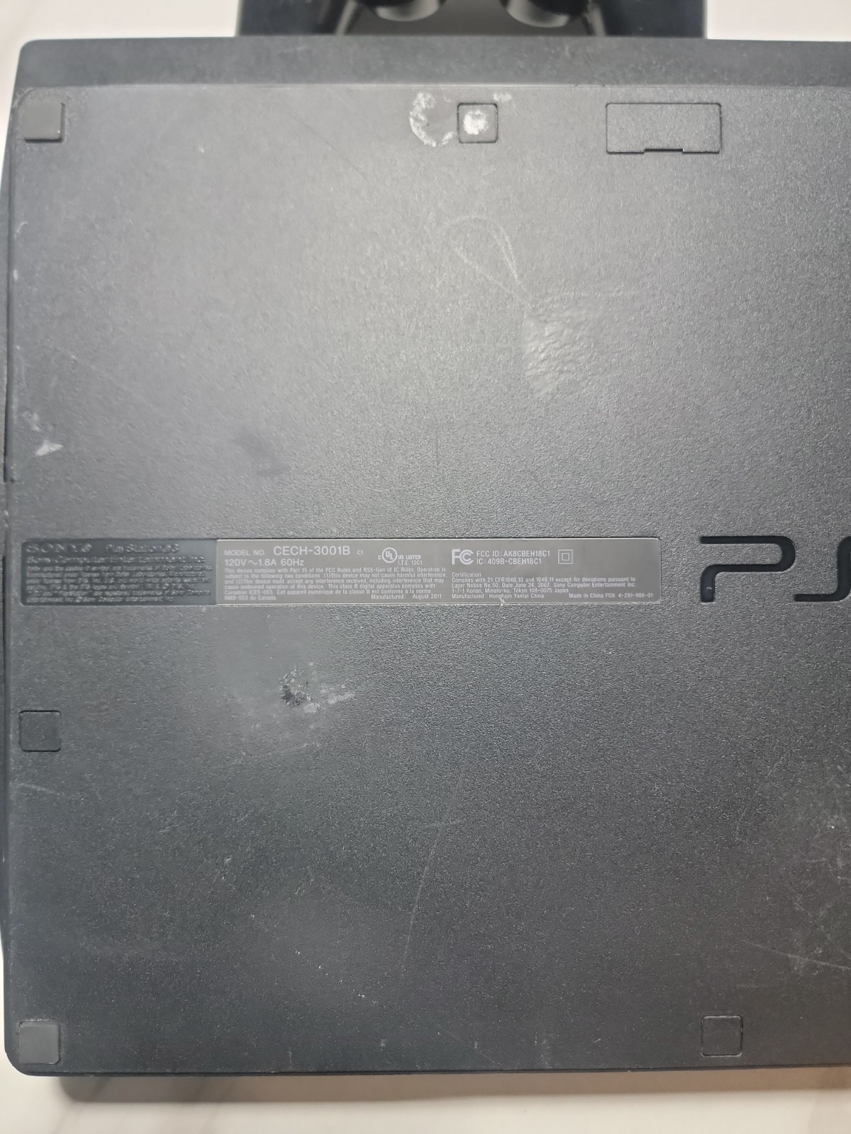 Sony PlayStation 3 – Slim 320GB Console – Charcoal Black Tested