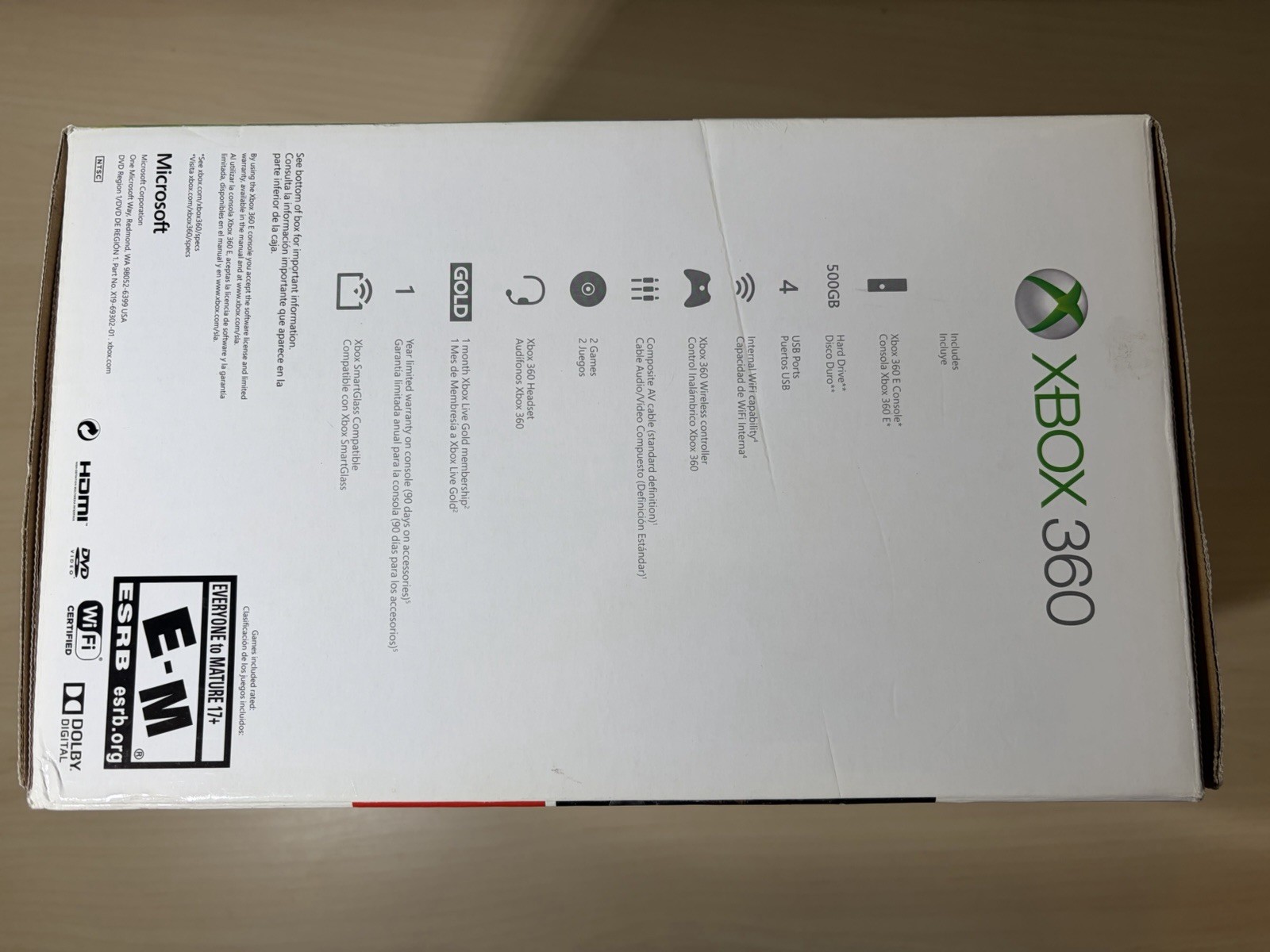 New In Box – Microsoft Xbox 360 Black 500GB Call Of Duty Black Ops II System