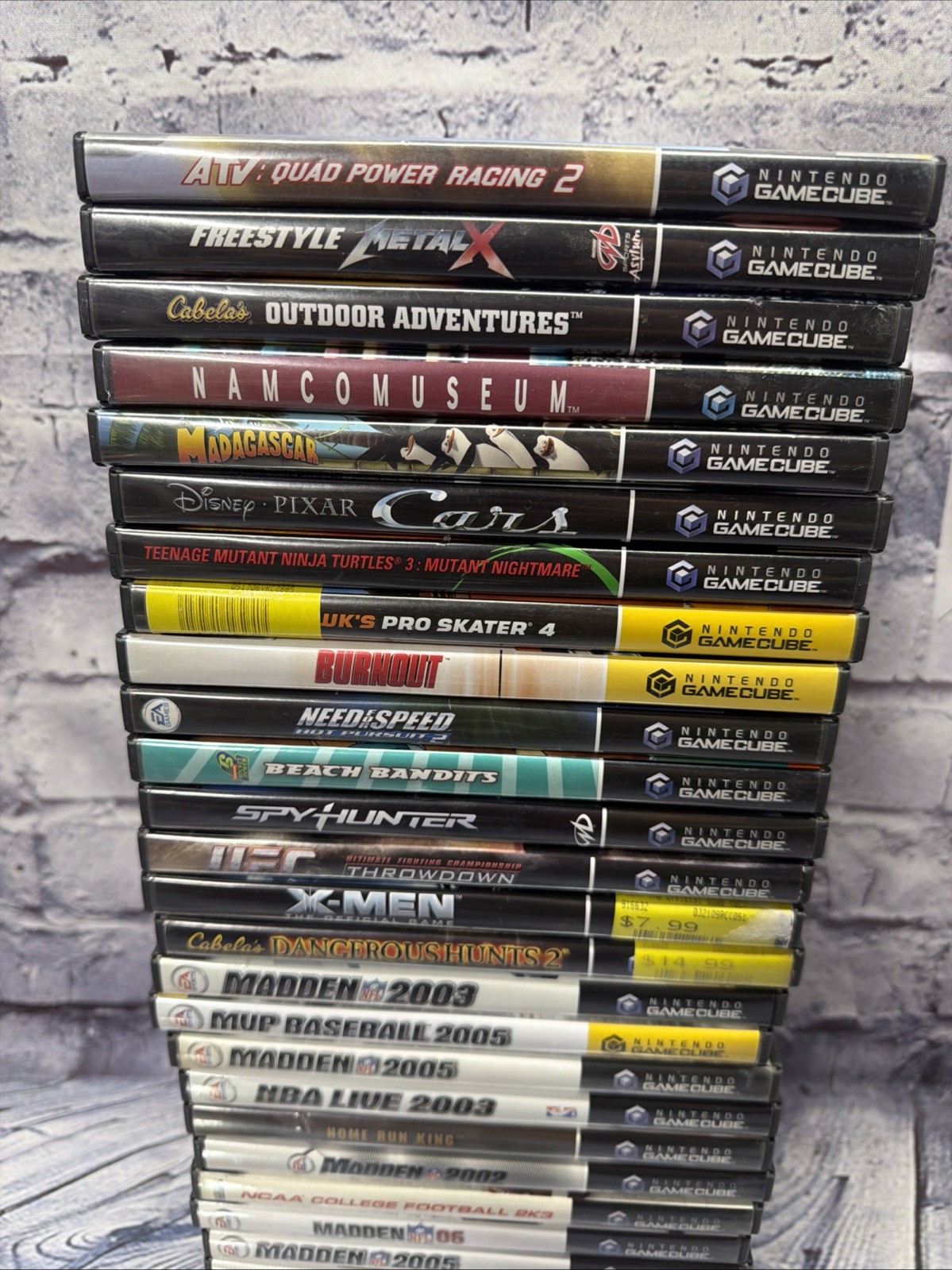 Nintendo GameCube Black Console Bundle W/ Cords & 30 Games. Tested Read Descript
