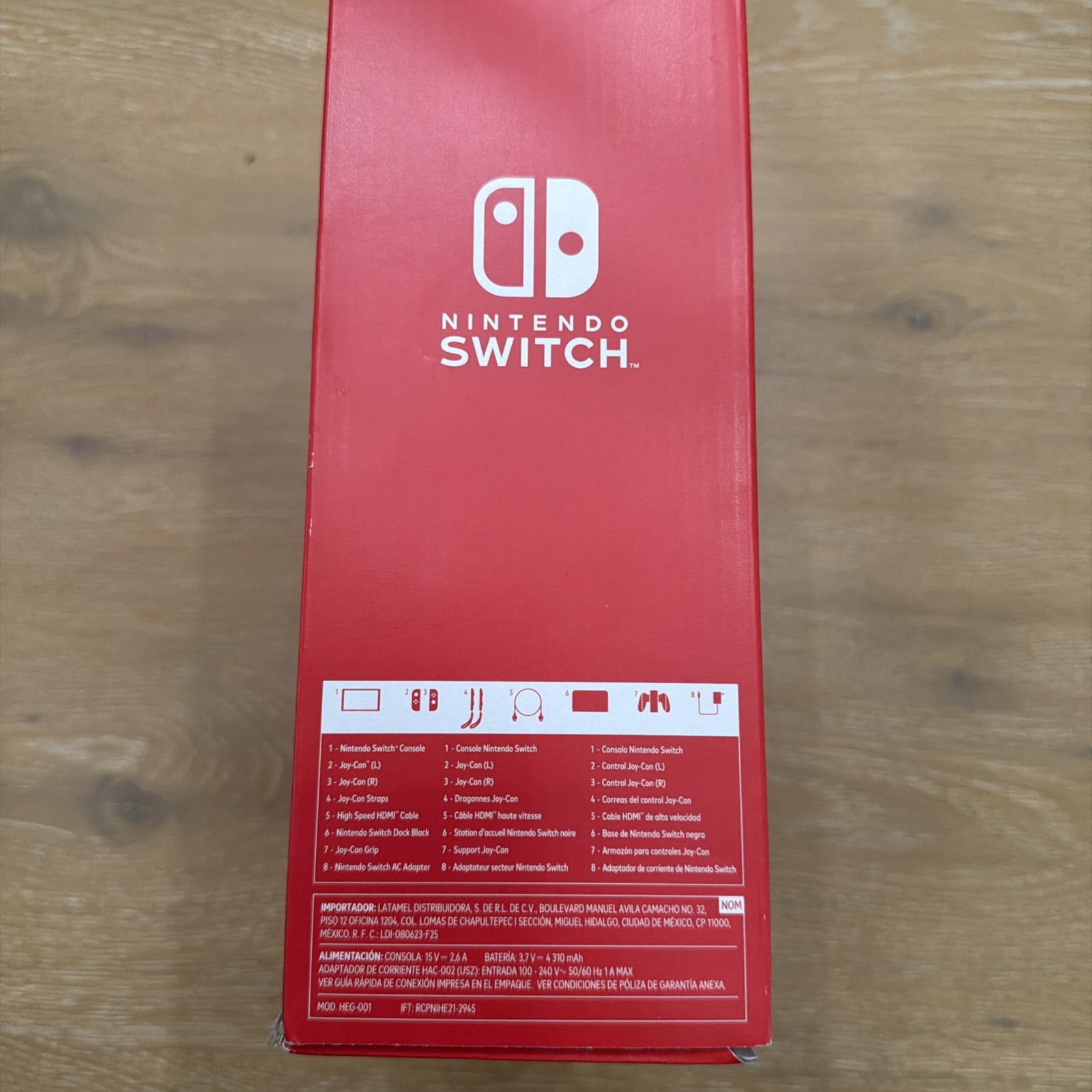 Nintendo Switch (OLED Model) HEG-001 Mario Red Edition 64GB Console