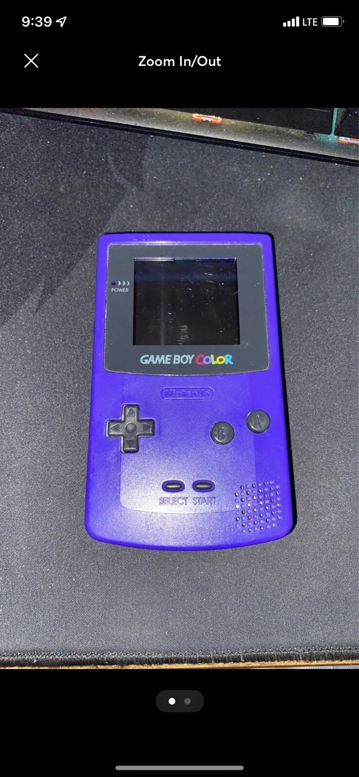 Nintendo Game Boy Color Grape Handheld System