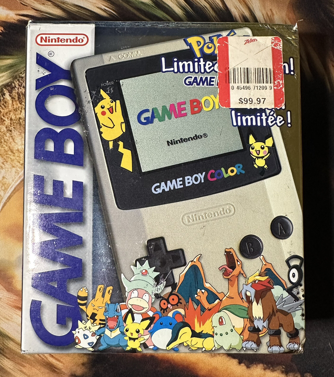 Gameboy Color Console – Pokemon Center US Edition Gold Silver CIB w Manuals RARE