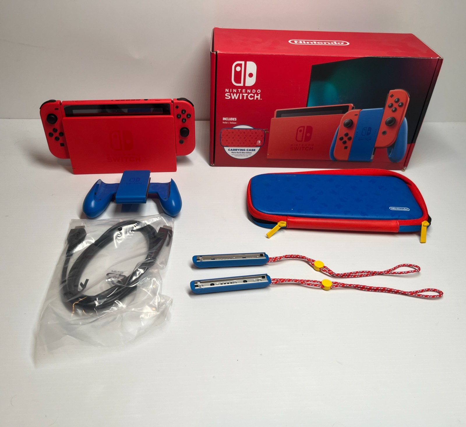 Nintendo Switch Mario Red & Blue Edition – Complete in Box HAC-001(-01)