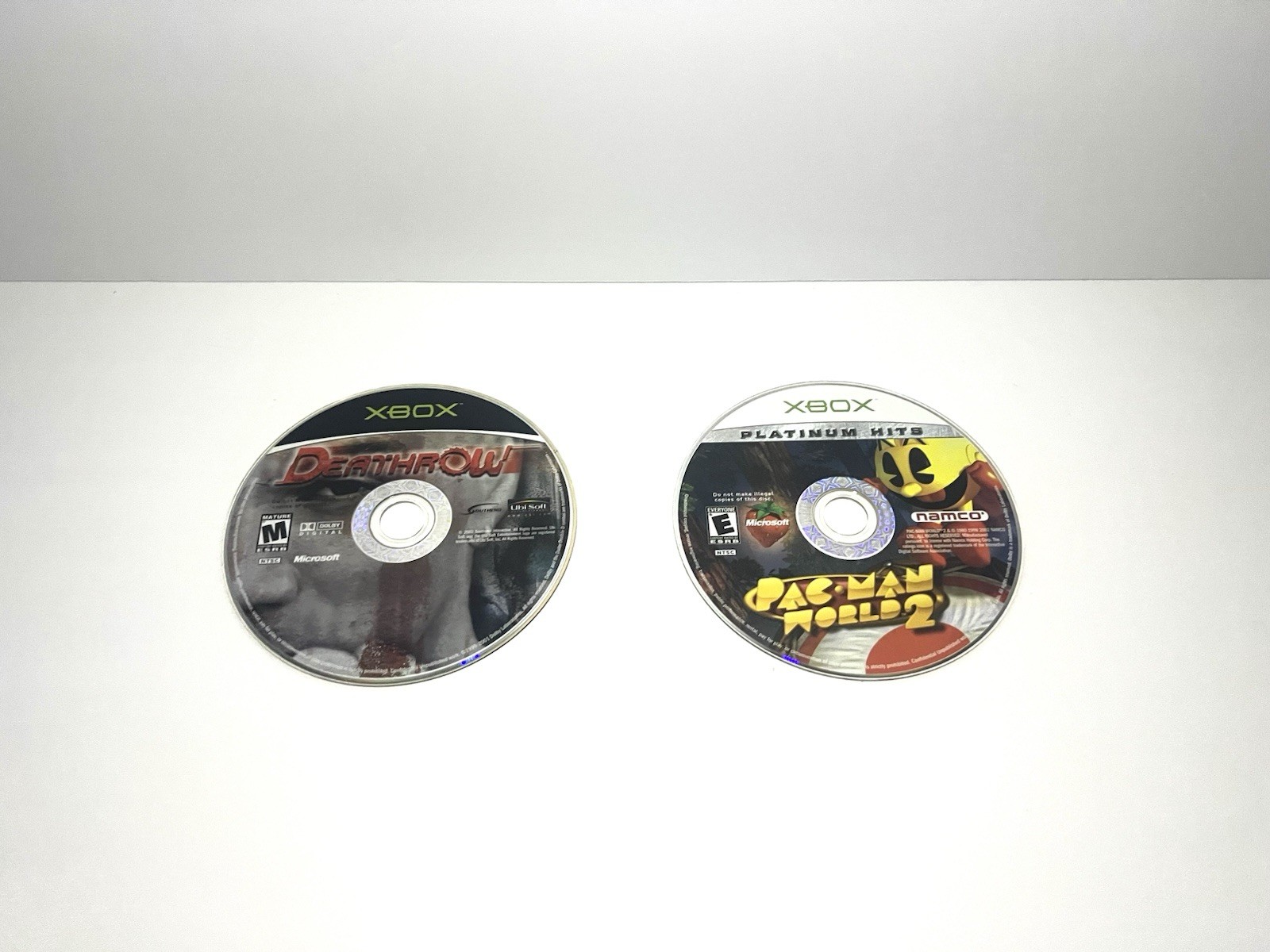 2005 XBOXORIGINAL TESTED AND WORKING WITH TWO GAMES AND CONTROLLER NO POWERCABLE