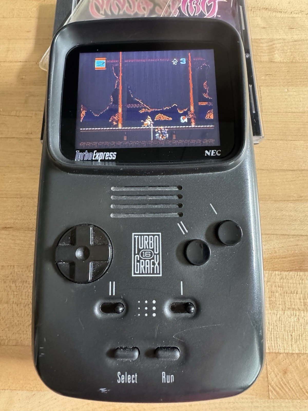 NEC Turbo Express, Recapped, LCD Screen, Controller Port Mod, Excellent Shape