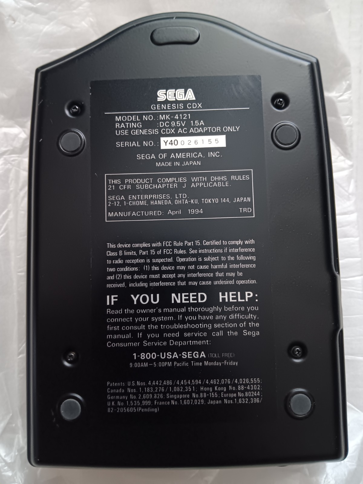 Sega genesis CDX lot, CDX console, 32X, games.