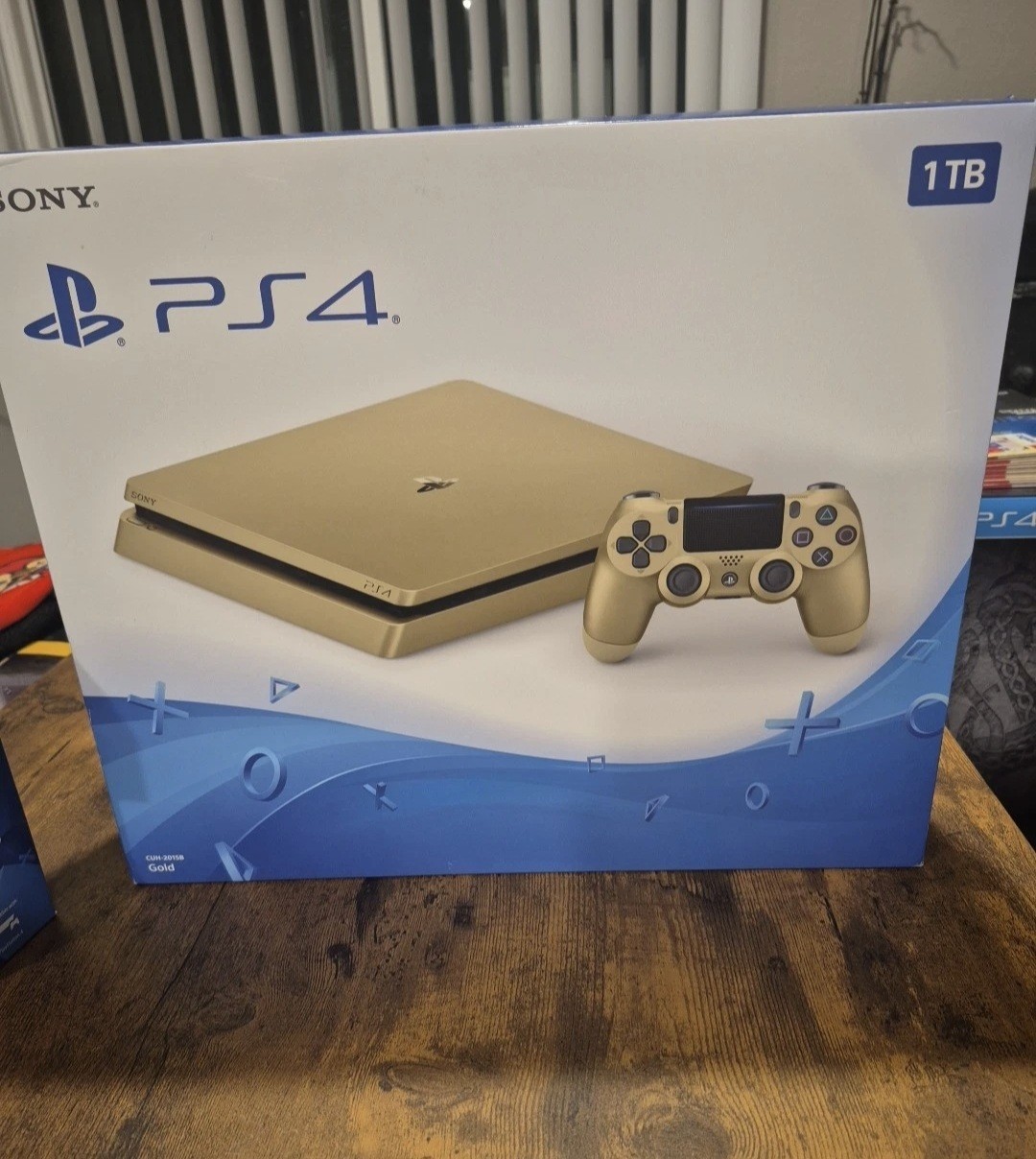 NEW Sealed Gold Sony PlayStation 4 Slim Limited Edition 1TB Console PS4 RARE