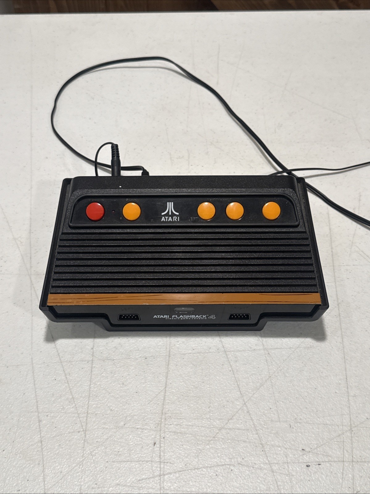 Atari Flashback 4 Launch Edition Black Console TESTED Comes with HookUps