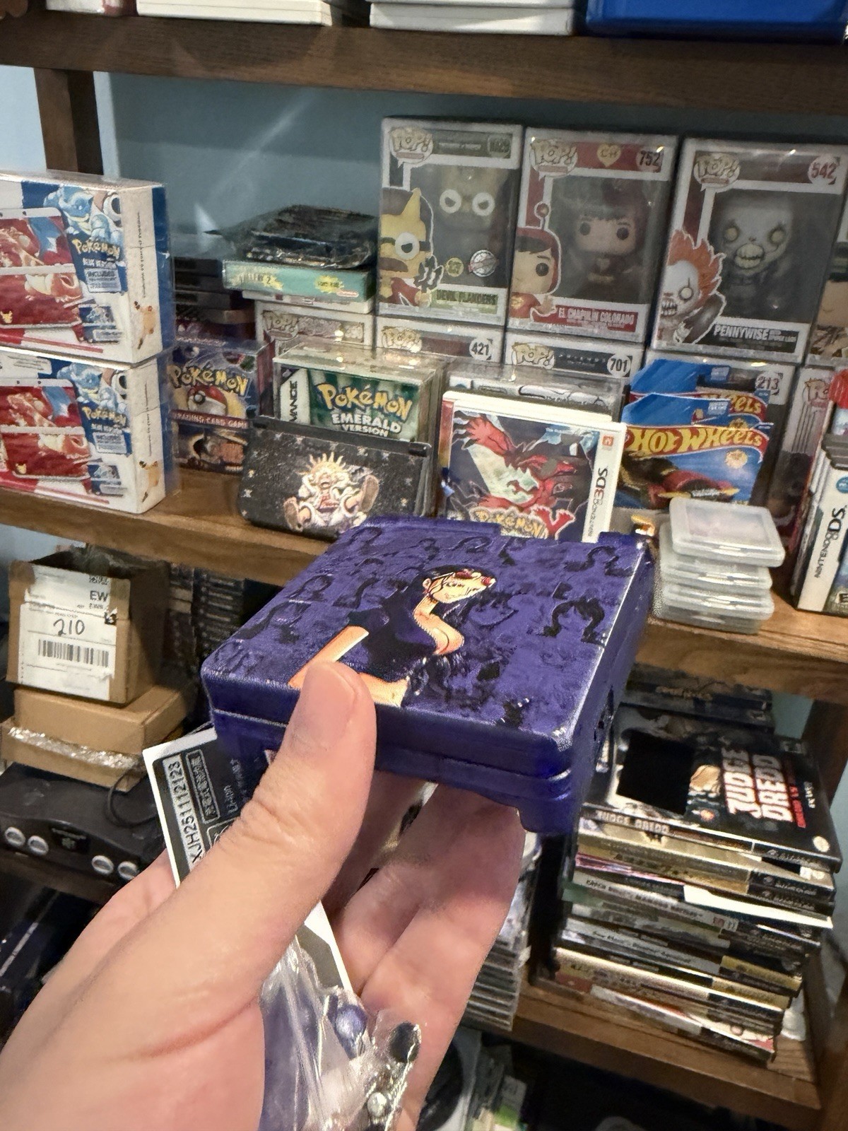 Gameboy SP Nico Robin Custom Shell . One Piece/ High Quality Replacement