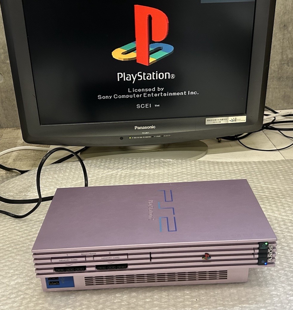 PS2 SAKURA PINK Console PlayStation 2 Tested SCPH-50000 Japan NTSC-J