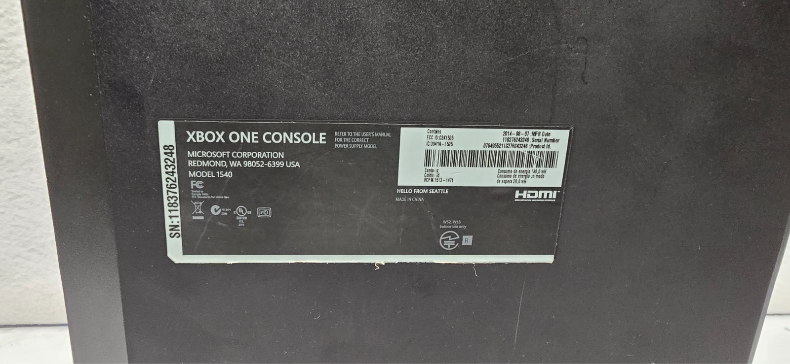 Microsoft Xbox One 500GB Console Bundle W/Controller & Games – Black