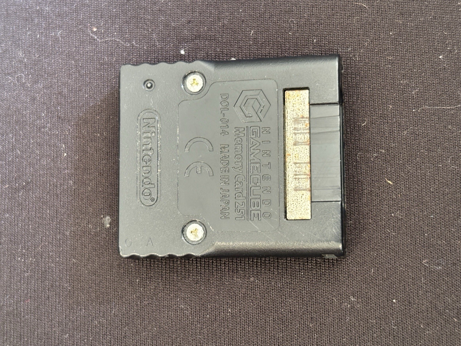 Nintendo GameCube Console DOL 001 Black Controller Memory Card OEM VTG Working