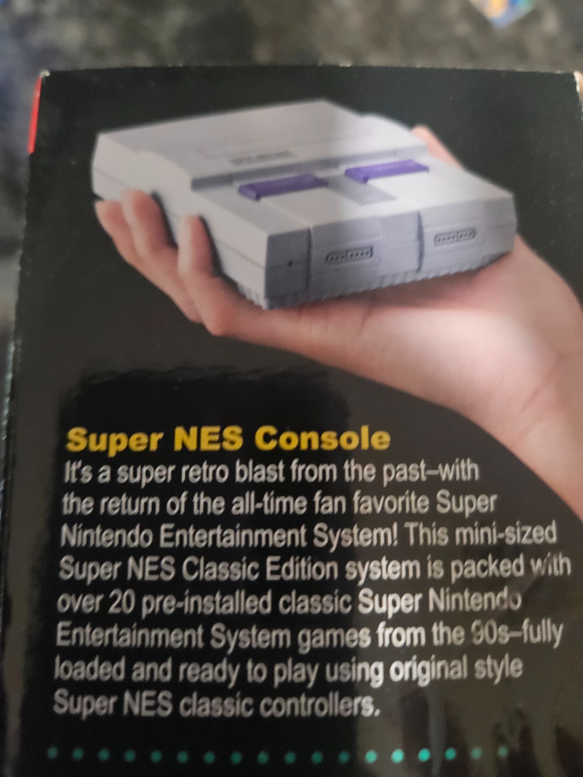 Super Nintendo SNES Classic Edition Mini Console Built-in 20 Games