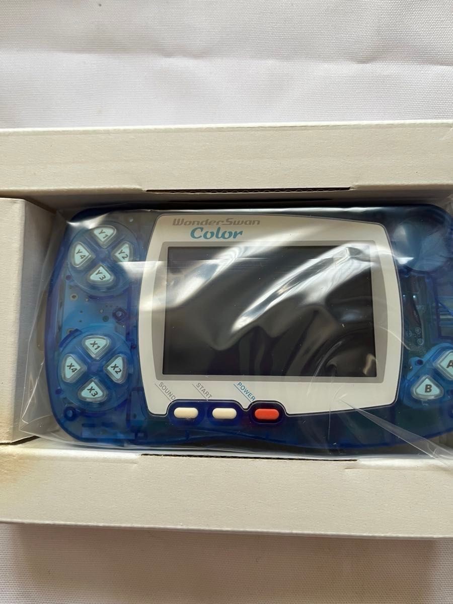 Bandai WonderSwan Color Crystal Blue Japanese Console Handheld Gaming System