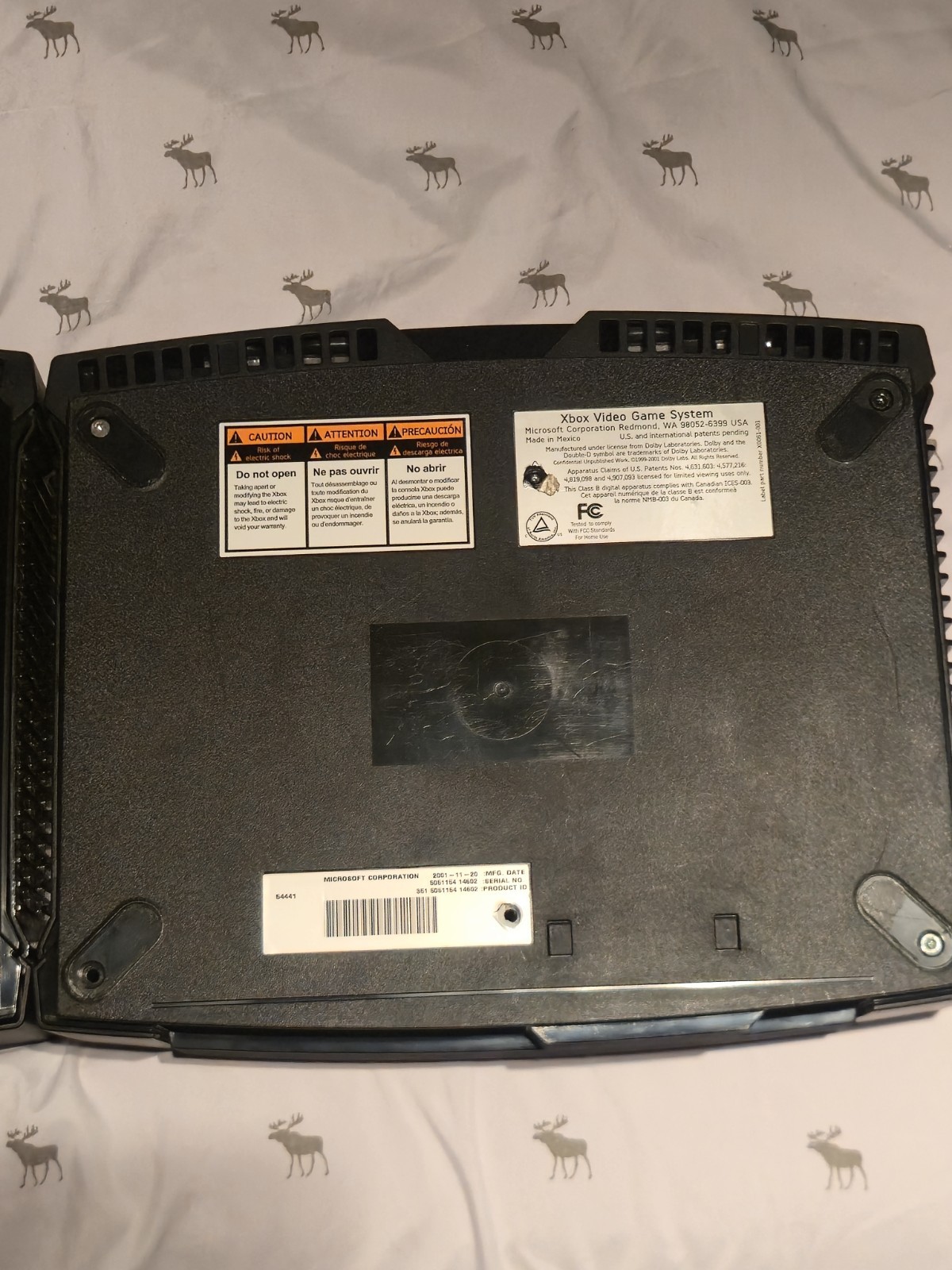 Microsoft Xbox Console Lot, 2 Black, and 1 blue