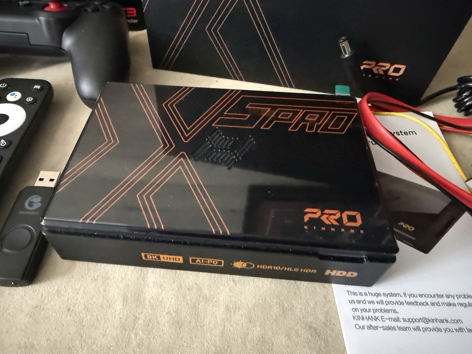 Kinhank Super Console X5 PRO Retro Android Gaming 4TB Controller Acces G1N