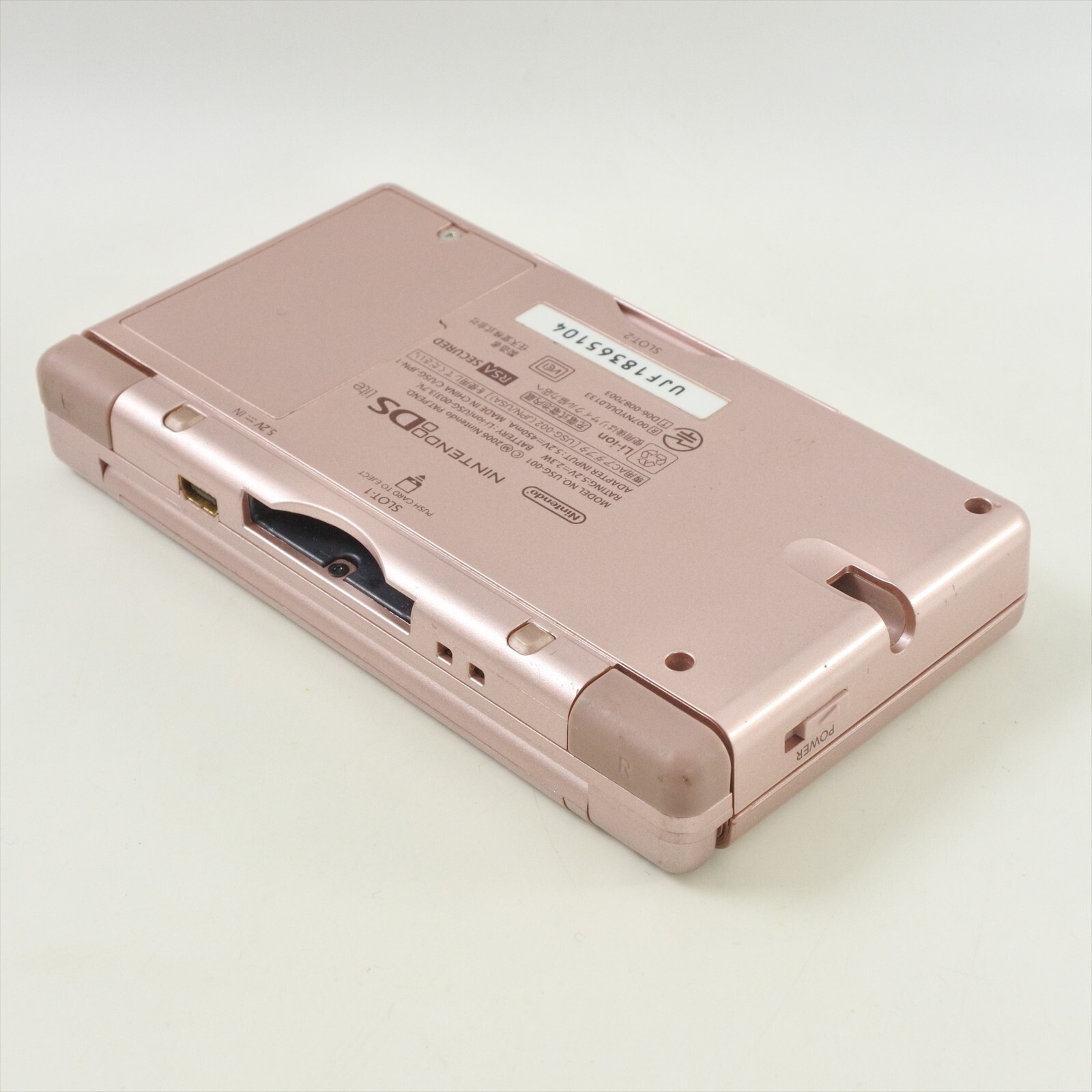 Nintendo DS Lite Console METALIC ROSE USG-001 UJF18365104 nds