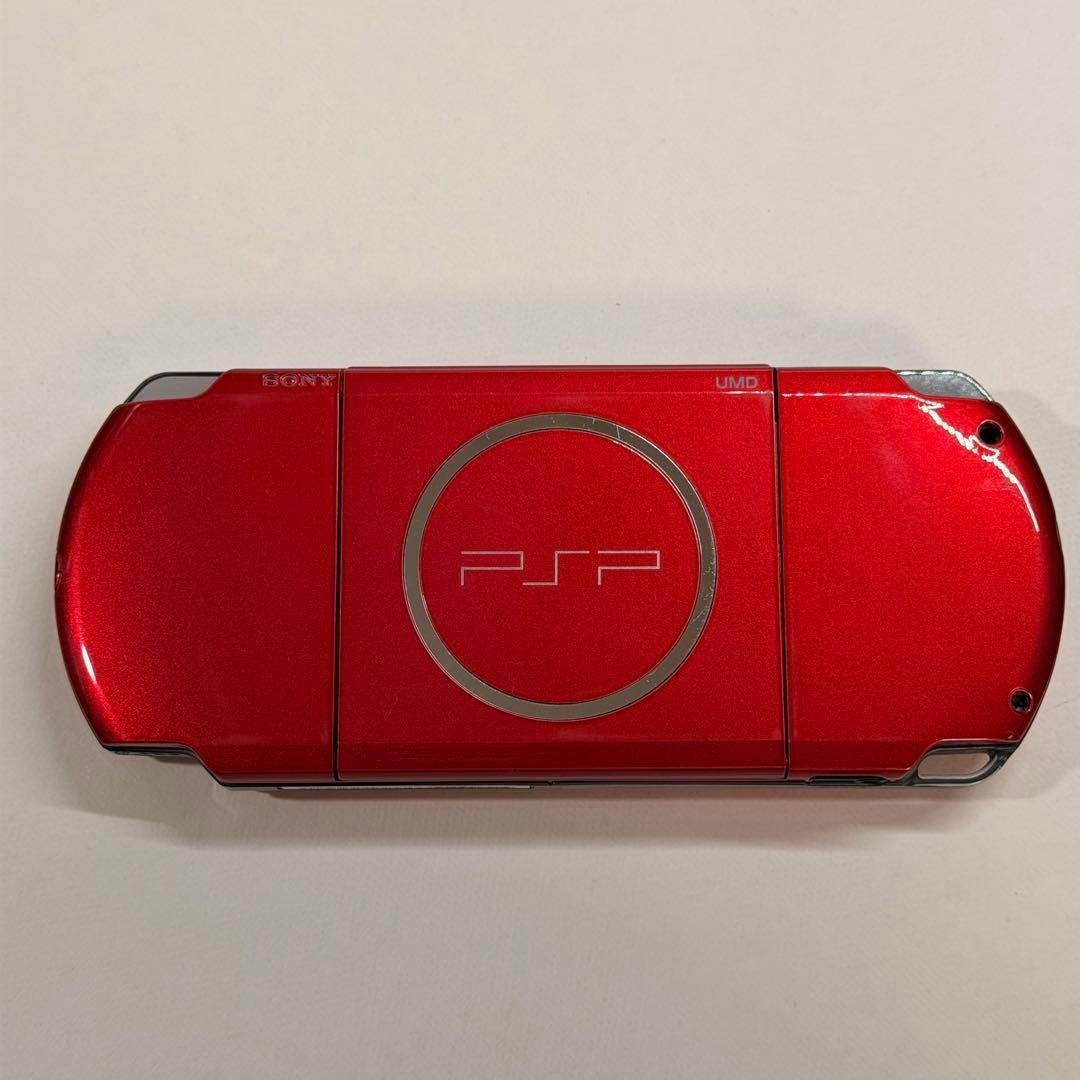 Sony PSP-3000 PSP 3000 Console Radiant Red Working Tested English language