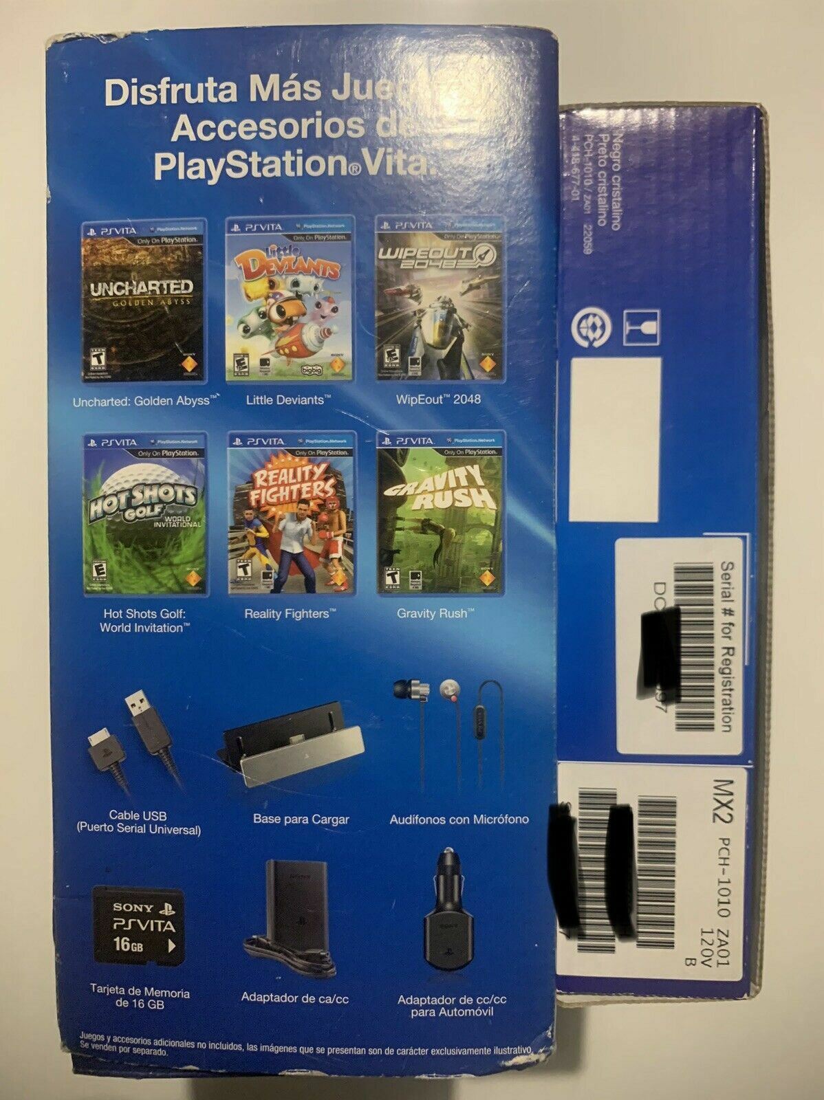 Playstation PS Vita PCH-1010 Bundle Mod Nation Racers – Complete In Box NTSC-U/C
