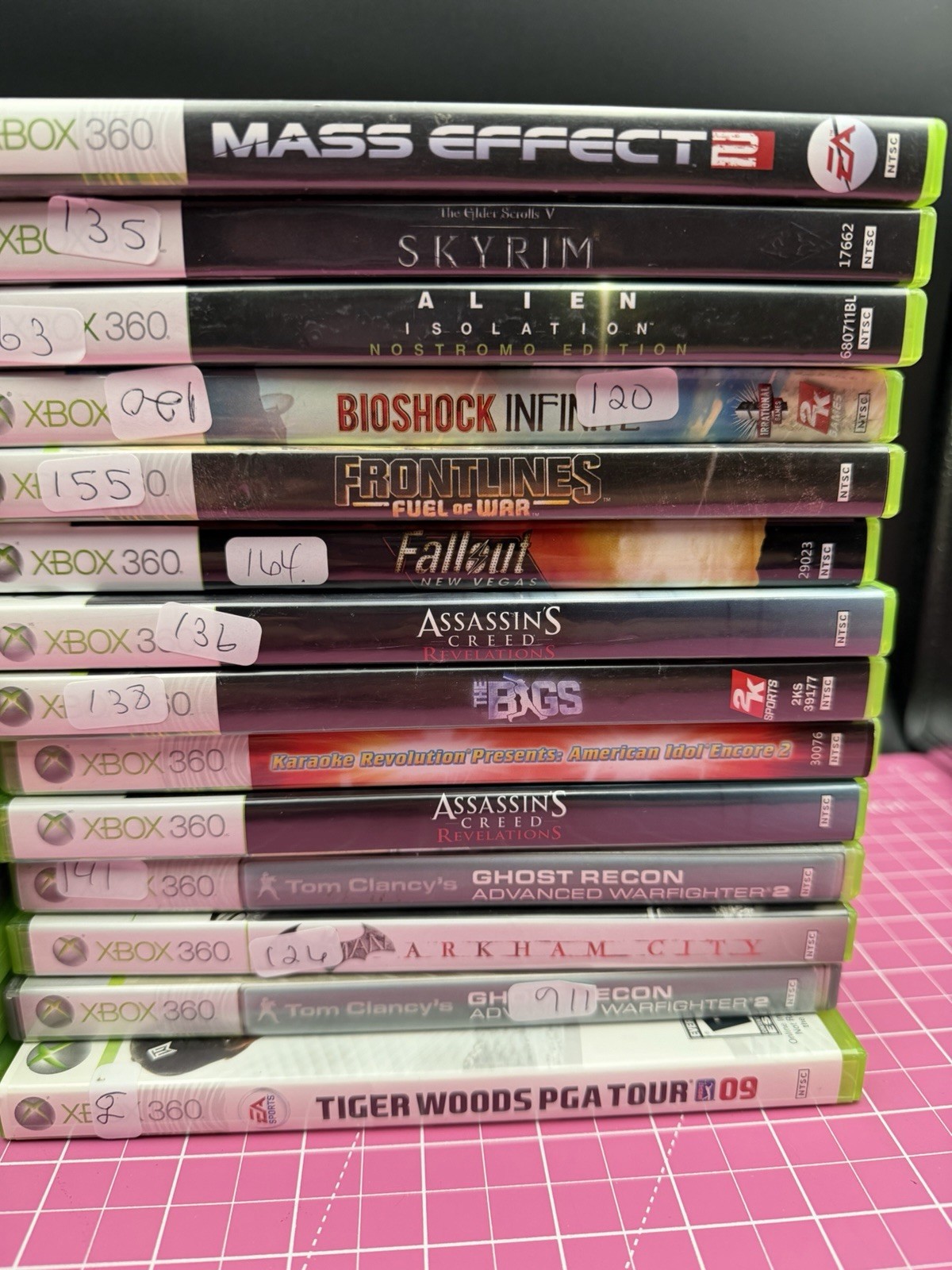 Microsoft Xbox 360 S 4GB Black Console Xbox 360 Controller And Games Lot