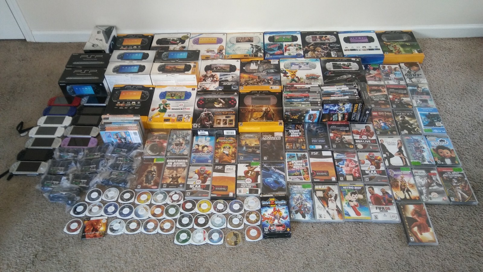 Sony PSP Playstation Portable. Systems with games and Accessories.