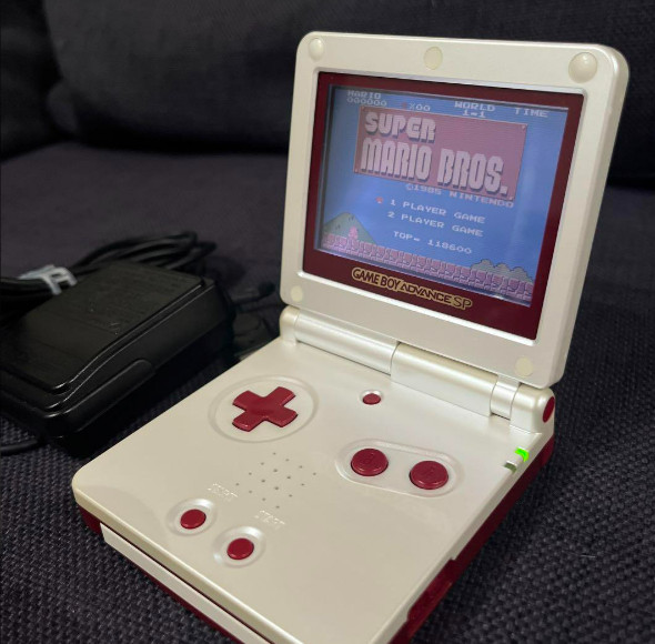 Gameboy Advance SP AGB-001 Famicom Color Console Nintendo 1519 gba