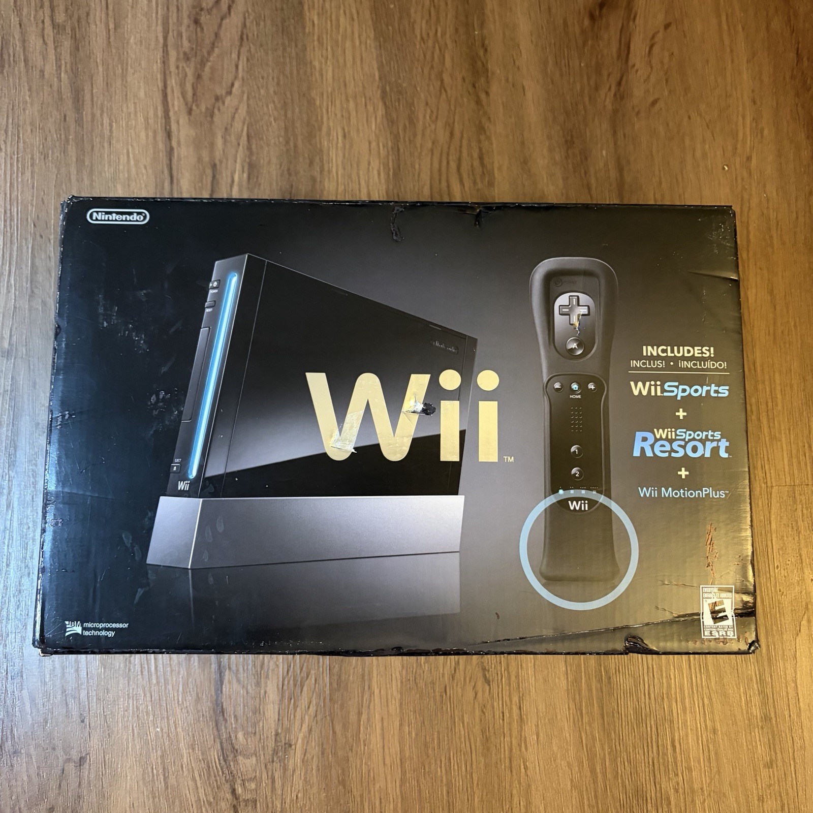 💎🎮 Nintendo Wii Black Console Bundle CIB + Wii Sports + Wii Sports Resort 🎮🔥