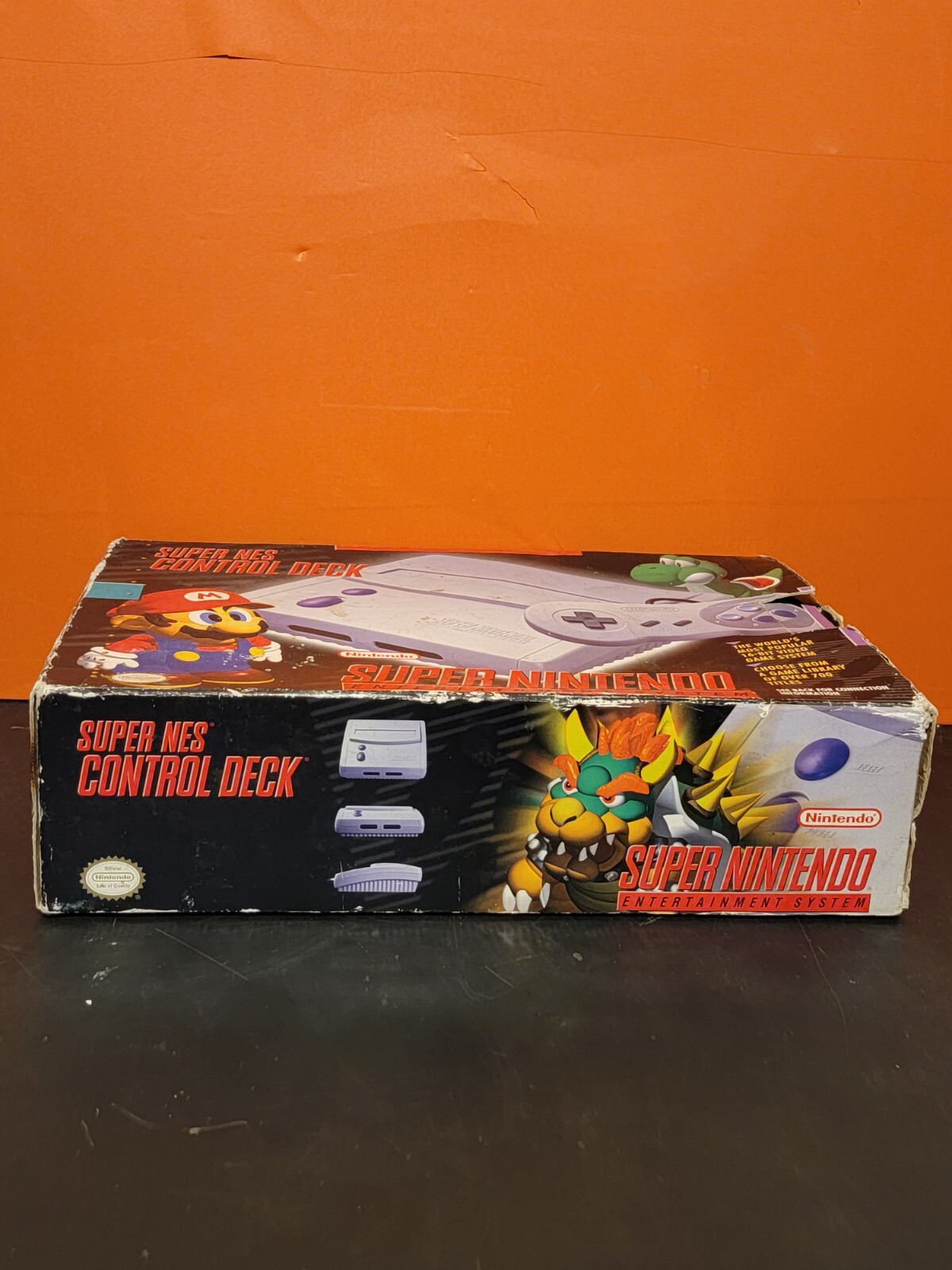 Super Nintendo Junior Jr Control Deck Console in Original Box ~ Tested & Working