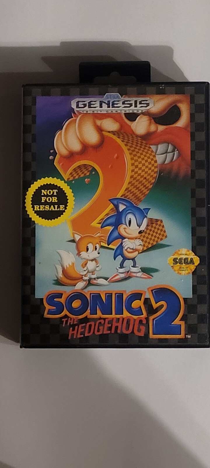 SEGA Genesis Model 2 Console With Cables One Controller 2 Games Sonic 2 Aladdin