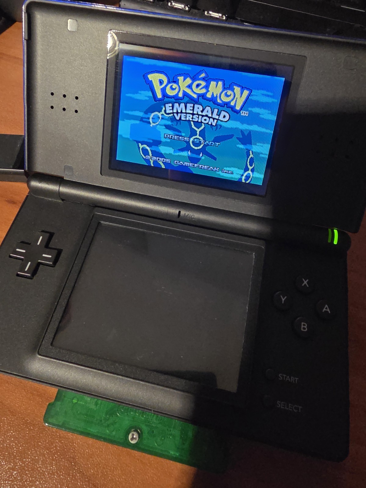 Nintendo DS Lite Handheld Game Console USG-001 Black/Blue