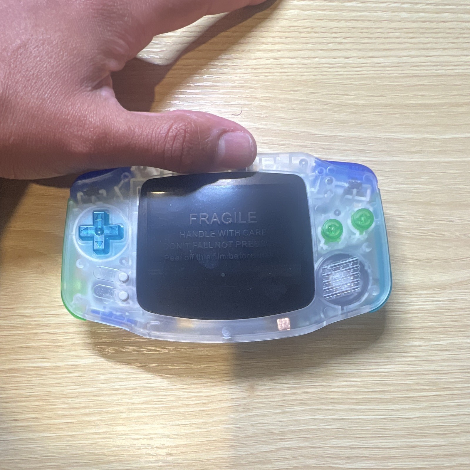 Custom GBA Handheld – Backlit IPS Screen, USB-C Rechargeable Battery