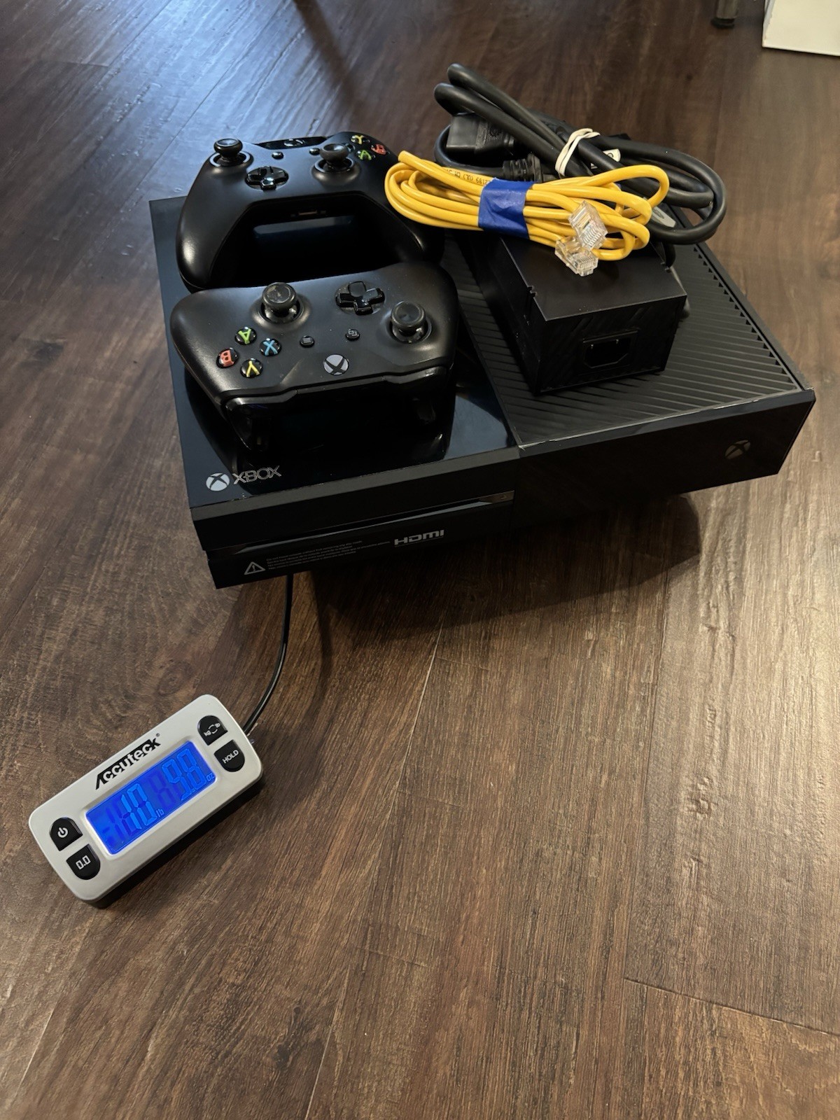 Microsoft Xbox One 365GB Console Model 1540 with 2 Controllers & Cables – RESET