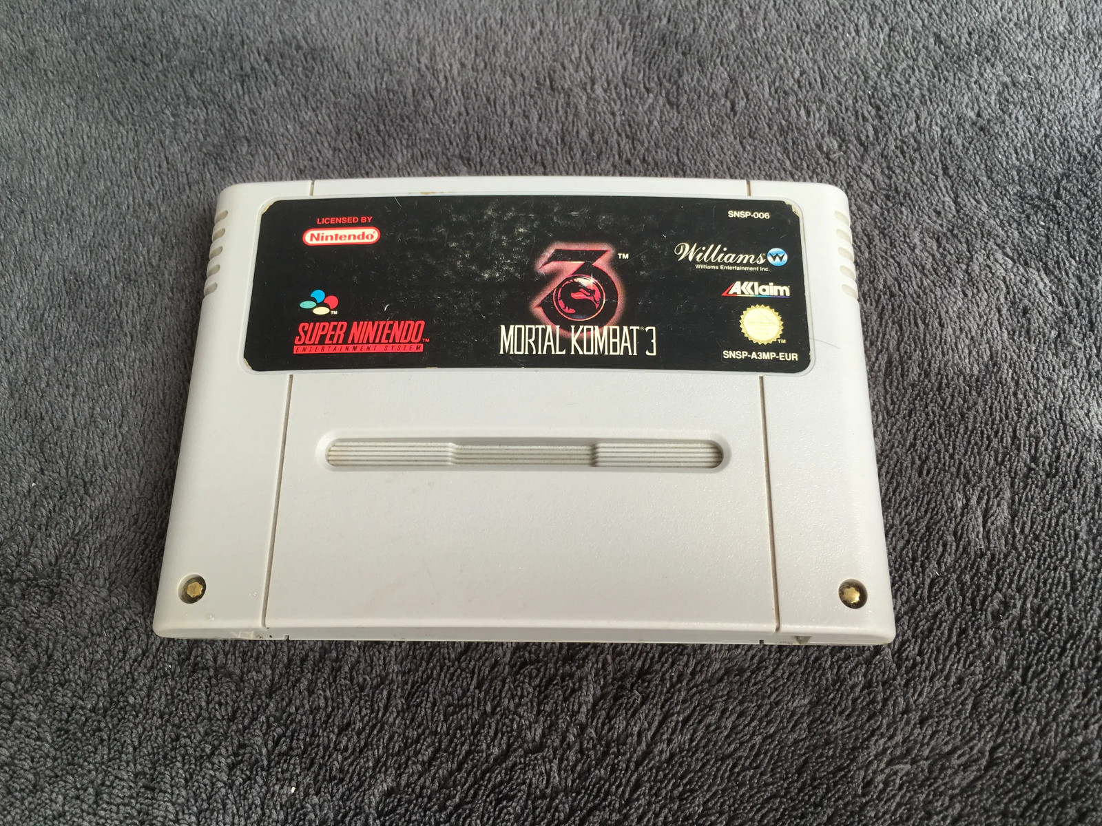 Super Nintendo Mortal Kombat 3 EUR Very Good Condition #1