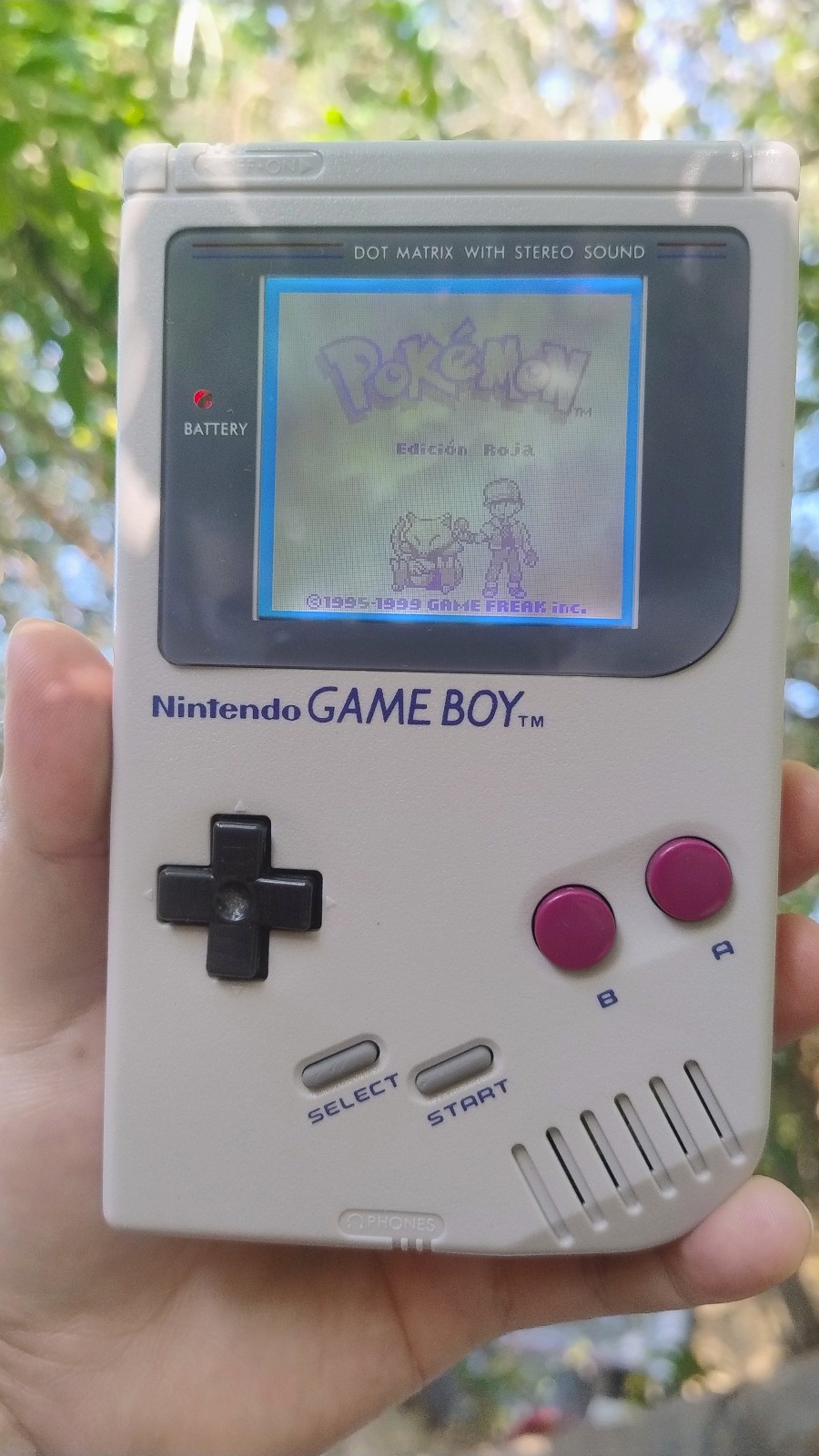 Moddified Original Gameboy DMG-01 Backlit w/ USB-C Rechargeable Battery