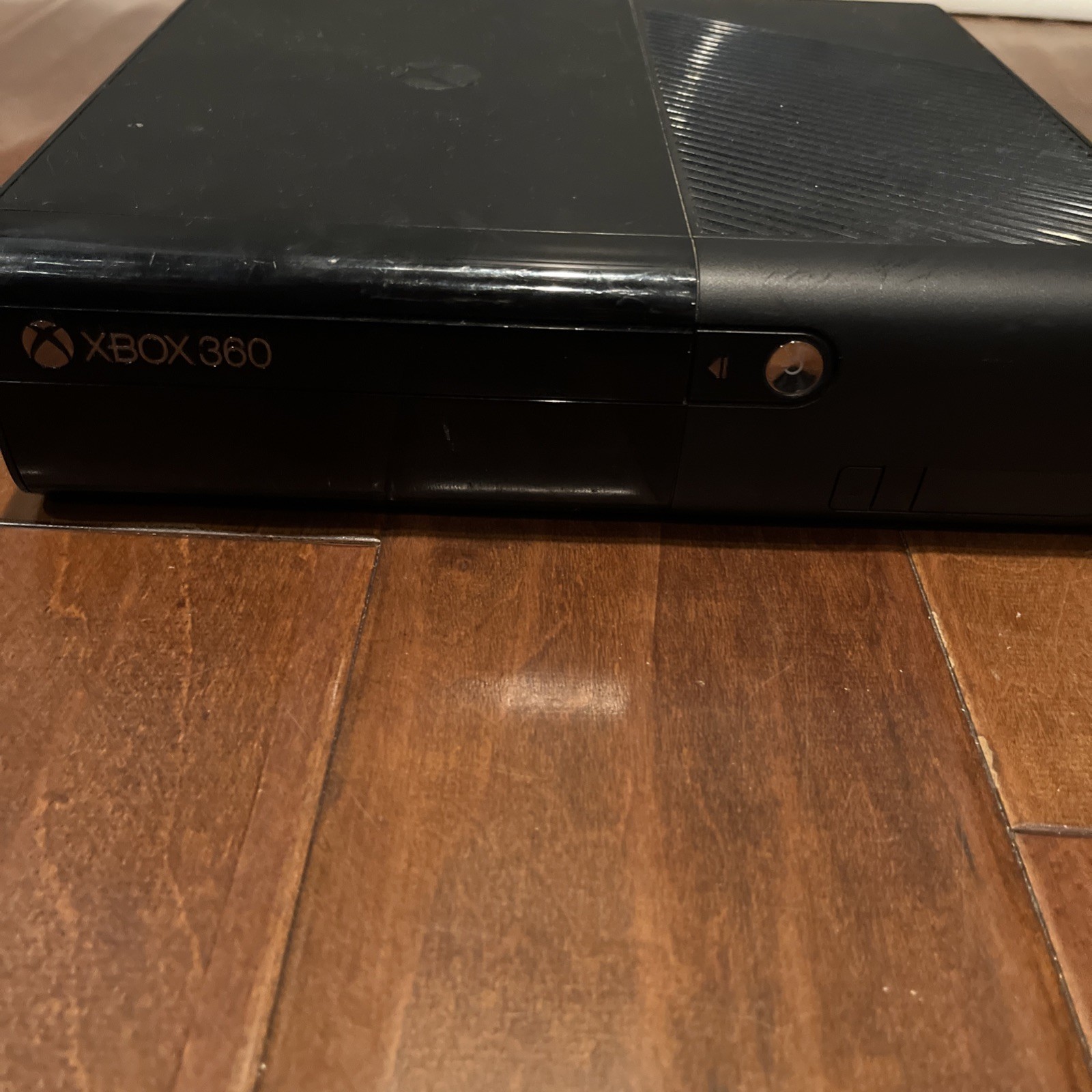 Microsoft Xbox 360 E Black Console with Power Brick and Controller 4GB