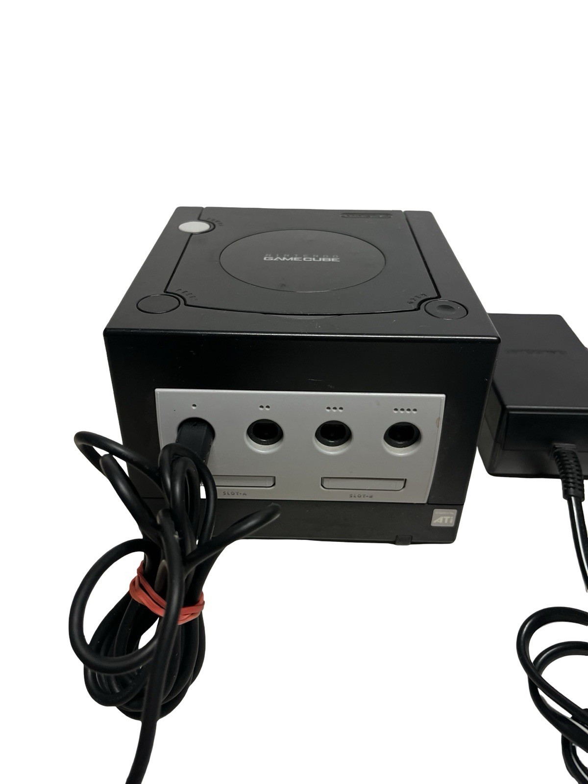 Nintendo GameCube Console DOL-101(USA) OEM Controller & Power Cord Black
