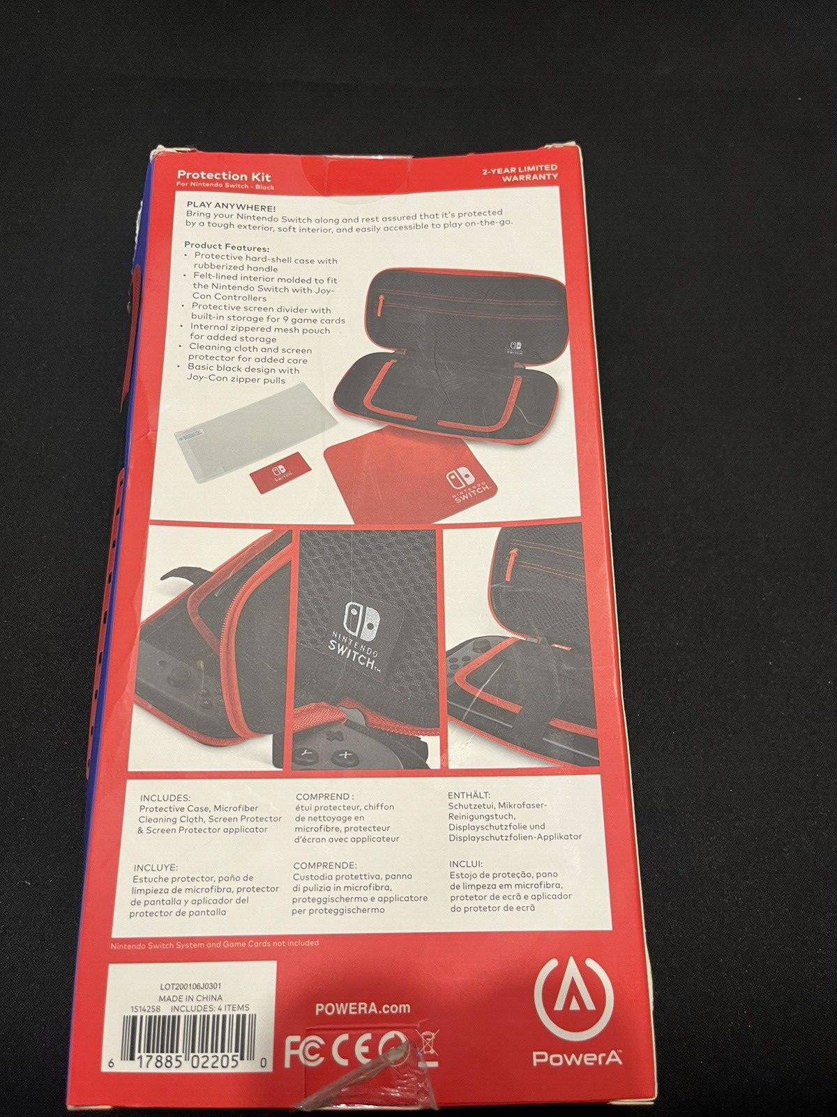 new open box – Nintendo Switch Protection Kit lot of 10