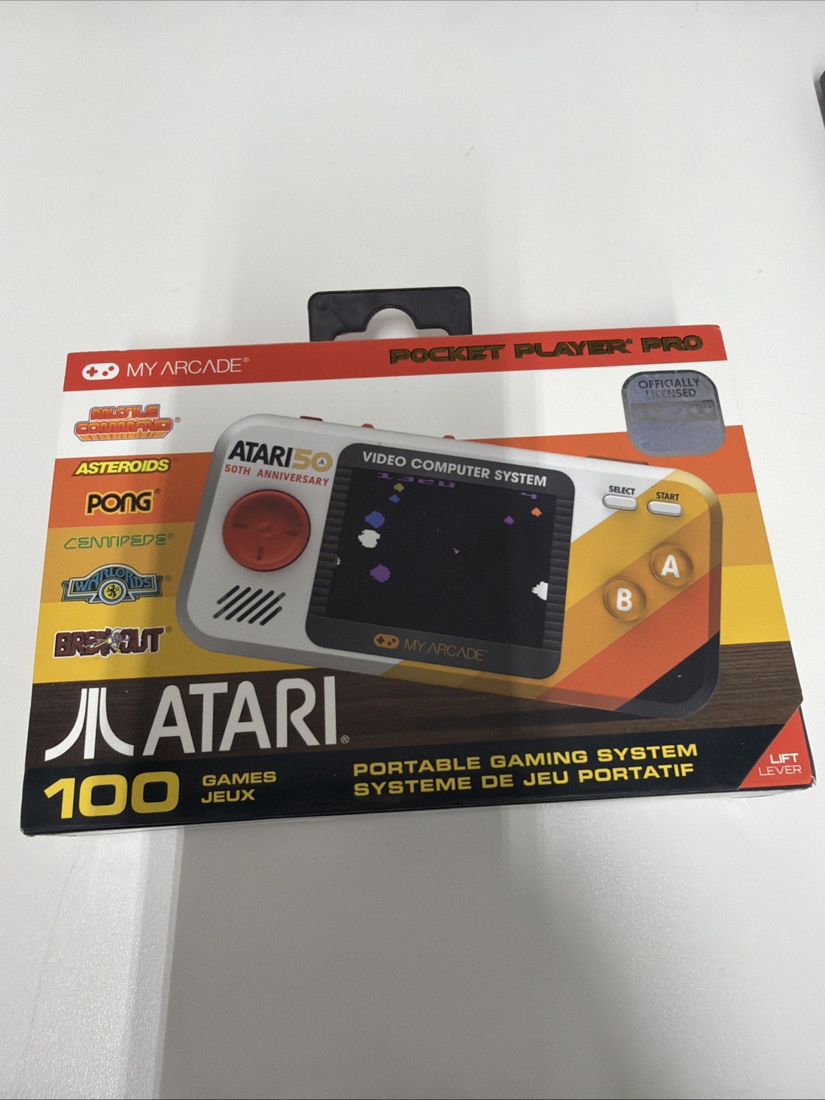 My Arcade Atari Pocket Player Pro: Handheld Portable Video Game Console with 100