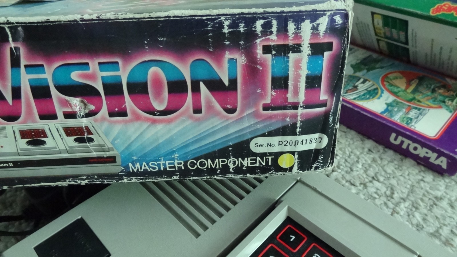 INTELLIVISION 2 5872 Console NoRf, Power, 22 Gms Console Does Not Work