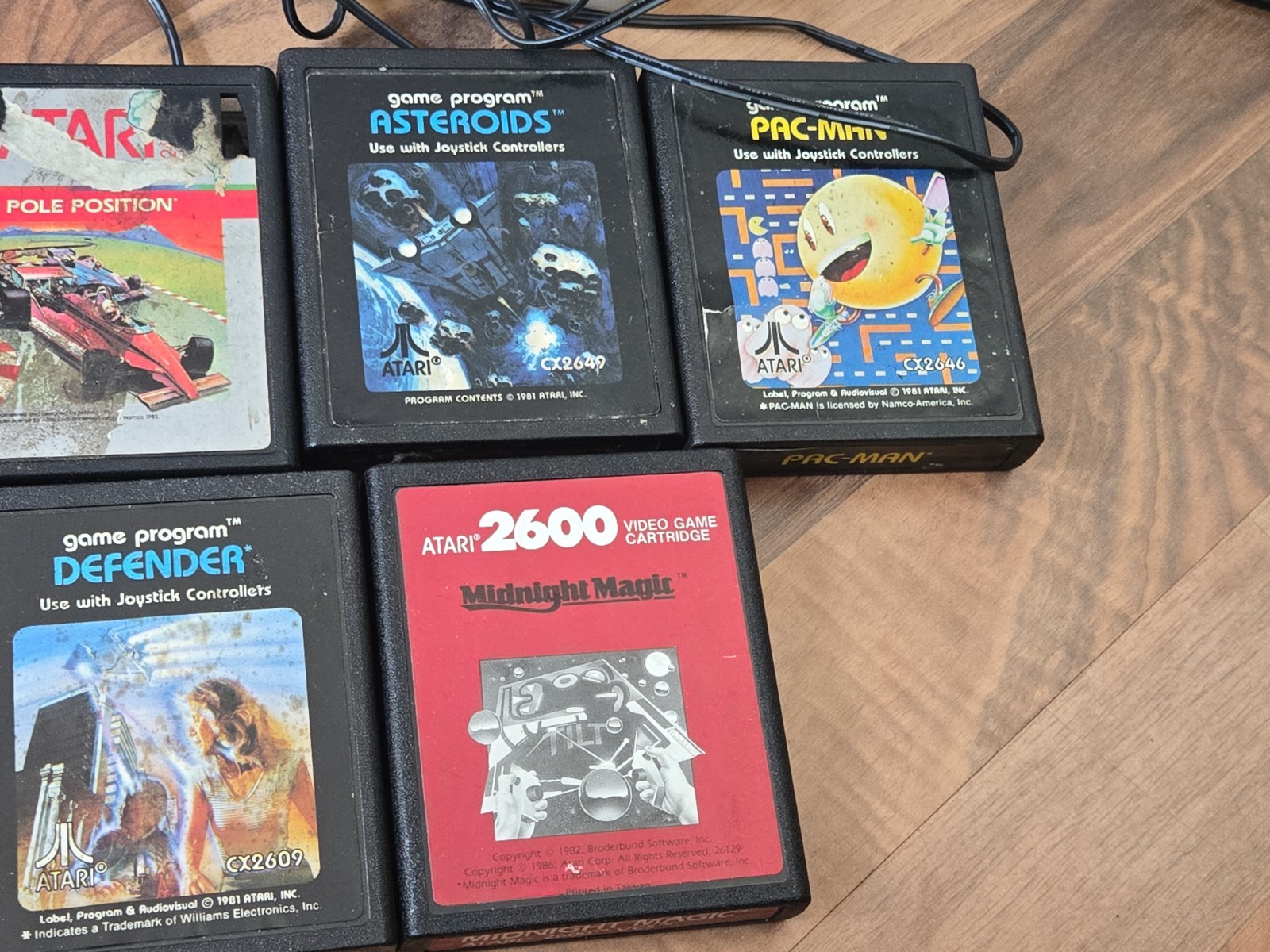 Atari 2600 Console System w 6 Games